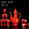 Chinese style celadon wine set for home use