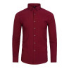 Four-sided elastic iron-free men's long-sleeved shirt silky vertical feeling
