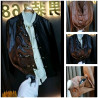 Men's buckle Tang clothing jacket solid color simple casual hot temperament men's jacket