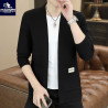 High-end knitted cardigan men's jacket casual sweater men's clothing