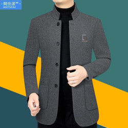 Coat jacket popular stand-up collar Zhongshan clothing men's jacket casual top