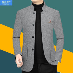 Coat jacket popular stand-up collar Zhongshan clothing men's jacket casual top