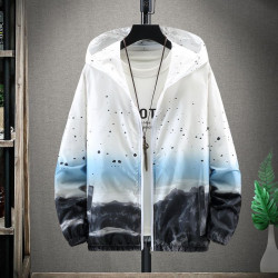 Sunscreen clothes men's ultra-thin quick-drying sunshade outdoor fishing sunshade clothes