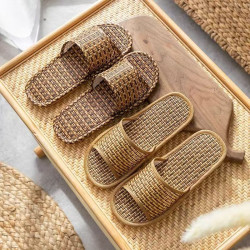 Summer rattan woven sandals