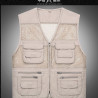 Men's vest outdoor photography vest pocket fishing mesh vest multifunctional vest