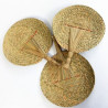 Hand-woven palm leaf old-fashioned large palm fan