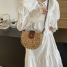 Summer retro straw bag women