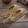 Hand-woven ancient Chinese style decorative pendant DIY straw sandals for men and women