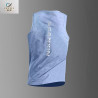 Sports vest, men's sweat-absorbing, breathable, quick-drying, sleeveless, off-the-shoulder running