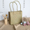 Straw bag woven retro bag