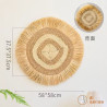 Ethnic style straw wall decoration handmade straw hanging ornaments