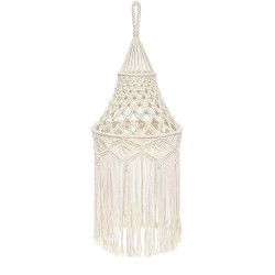 Retro lampshade bohemian style hand-woven lampshade without light