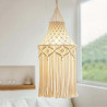 Retro lampshade bohemian style hand-woven lampshade without light