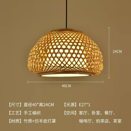 Bamboo Art Bamboo Lantern Chandelier