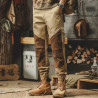 Retro workwear trousers, men's versatile leggings, casual large-size long trousers trend