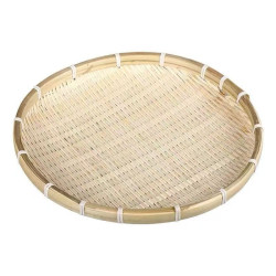 Home use bamboo storage basket handmade bamboo drying tray