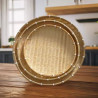 Home use bamboo storage basket handmade bamboo drying tray