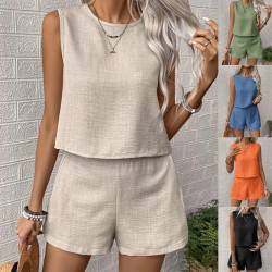 2025 New Hot-selling Fashion Casual Vest Set