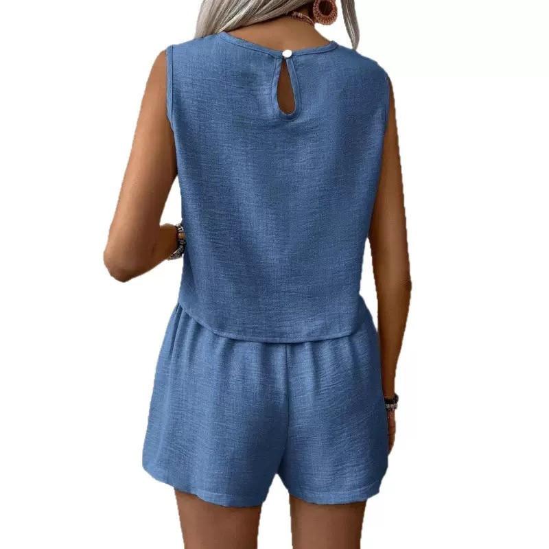 2025 New Hot-selling Fashion Casual Vest Set