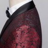 Suit set men's slim three-piece set business formal professional dress men's evening dress
