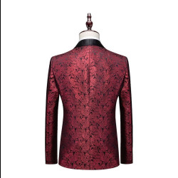 Suit set men's slim three-piece set business formal professional dress men's evening dress