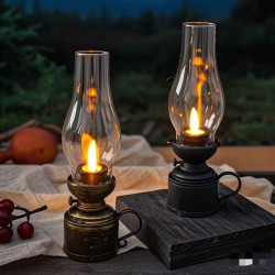 Retro kerosene lamp atmosphere ornaments