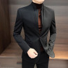 Stand-up collar suit jacket men's Zhongshan clothing new Chinese national style high-end casual suit
