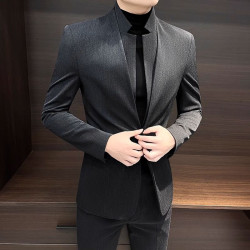 Stand-up collar suit jacket men's Zhongshan clothing new Chinese national style high-end casual suit
