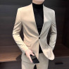 Stand-up collar suit jacket men's Zhongshan clothing new Chinese national style high-end casual suit