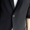 [Three-piece set] Slightly fat boys look thin and wear men's large-size short-sleeved small suits