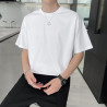 [Three-piece set] Slightly fat boys look thin and wear men's large-size short-sleeved small suits