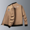 Men's jacket new slim baseball suit solid color embroidered jacket men's top clothes