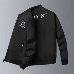 Men's jacket new slim baseball suit solid color embroidered jacket men's top clothes