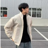 Windproof stand-up collar workwear jacket outdoor casual warm cotton top thin jacket