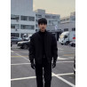 Windproof stand-up collar workwear jacket outdoor casual warm cotton top thin jacket