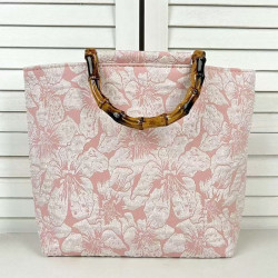 New Chinese style Xiangyunsha bamboo retro large capacity national style Hanfu cheongsam handbag