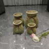 Bamboo fish basket tea picking basket children's bamboo basket decoration