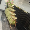 Bamboo fish basket tea picking basket children's bamboo basket decoration