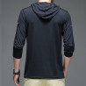Quick-drying hoodie men's outdoor running sports leisure travel business trip can't afford the ball does not fade