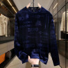 Thin fashion sweatshirt long-sleeved gold velvet high-end men's round-neck new casual bottom