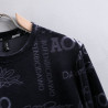 Thin fashion sweatshirt long-sleeved gold velvet high-end men's round-neck new casual bottom
