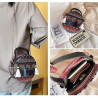 Ethnic minority bag pure handmade embroidery tassel waist bag