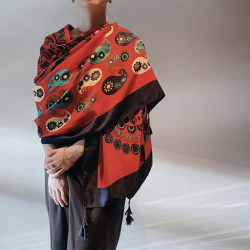 Ethnic style scarf shawl