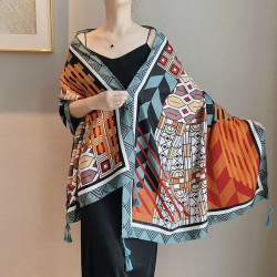 Ethnic style scarf shawl