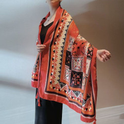 Ethnic style scarf shawl