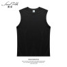 100% pure cotton T-shirt vest men's and women's loose casual undershirt