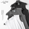 100% pure cotton T-shirt vest men's and women's loose casual undershirt