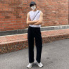 100% pure cotton T-shirt vest men's and women's loose casual undershirt
