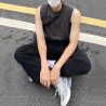 100% pure cotton T-shirt vest men's and women's loose casual undershirt