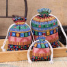 Cotton and linen ethnic style Dragon Boat Festival sachet cloth bag portable sachet